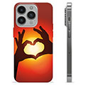 iPhone 14 Pro TPU Case - Heart Silhouette