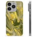 iPhone 14 Pro TPU Case - Olive Marble