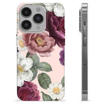 iPhone 14 Pro TPU Case - Romantic Flowers