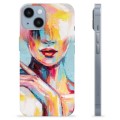 iPhone 14 TPU Case - Abstract Portrait