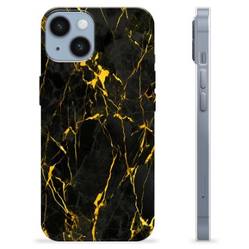 iPhone 14 TPU Case - Golden Granite