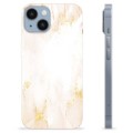 iPhone 14 TPU Case - Golden Pearl Marble