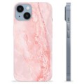 iPhone 14 TPU Case - Rose Marble