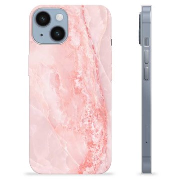 iPhone 14 TPU Case - Rose Marble