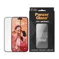 iPhone 15 PanzerGlass Ceramic Protection Ultra-Wide Fit EasyAligner Screen Protector - 9H - Black Edge