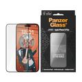 iPhone 15 Plus PanzerGlass Ceramic Protection Ultra-Wide Fit EasyAligner Screen Protector - 9H - Black Edge