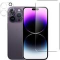 iPhone 15 Pro 2-in-1 Set Tempered Glass Screen Protector & Camera Lens