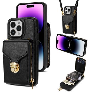iPhone 15 Pro All-in-One Case with Wallet & Strap