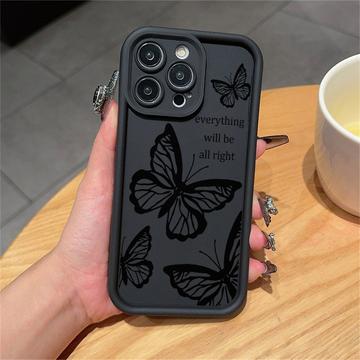 iPhone 15 Pro Butterfly Print TPU Case