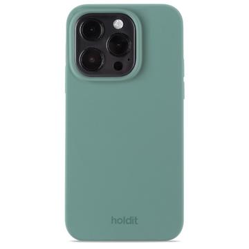 iPhone 15 Pro Holdit Silicone Case - Moss Green