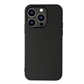 iPhone 15 Pro Max Hybrid Case - Carbon Fiber - Black