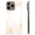 iPhone 15 Pro Max TPU Case - Golden Pearl Marble