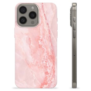 iPhone 15 Pro Max TPU Case - Rose Marble