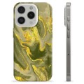 iPhone 15 Pro TPU Case - Olive Marble