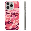 iPhone 15 Pro TPU Case - Pink Camouflage