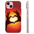 iPhone 15 TPU Case - Heart Silhouette