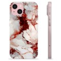 iPhone 15 TPU Case - Ruby Marble