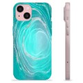 iPhone 15 TPU Case - Turquoise Swirl