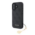 iPhone 16 Guess 4G Charms Collection Hybrid Case - Grey