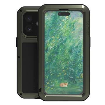 iPhone 16 Love Mei Powerful Hybrid Case - Green