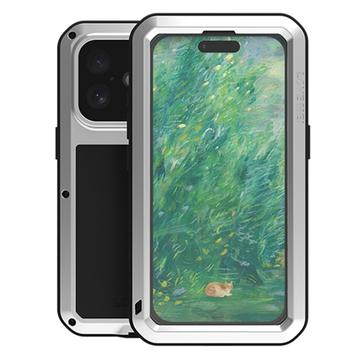iPhone 16 Love Mei Powerful Hybrid Case - Silver