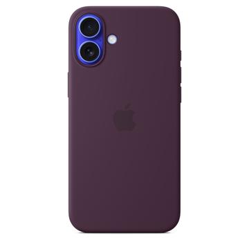 iPhone 16 Plus Apple Silicone Case with MagSafe MYYD3ZM/A - Plum
