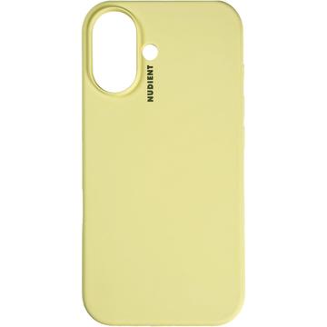 iPhone 16 Plus Nudient Base Silicone Case - Pale Yellow