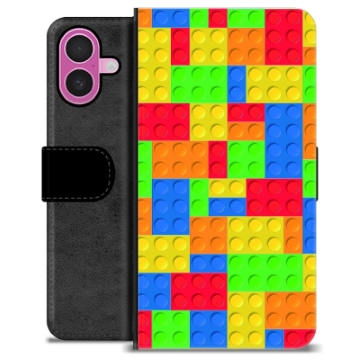 iPhone 16 Plus Premium Wallet Case - Blocks