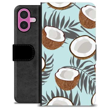 iPhone 16 Plus Premium Wallet Case - Coconut