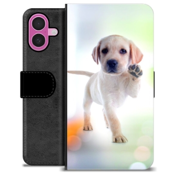 iPhone 16 Plus Premium Wallet Case - Dog
