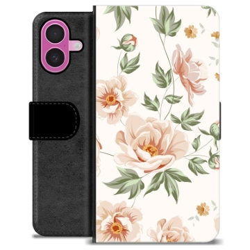 iPhone 16 Plus Premium Wallet Case - Floral