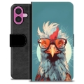 iPhone 16 Plus Premium Wallet Case - Hen