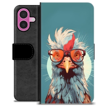 iPhone 16 Plus Premium Wallet Case - Hen
