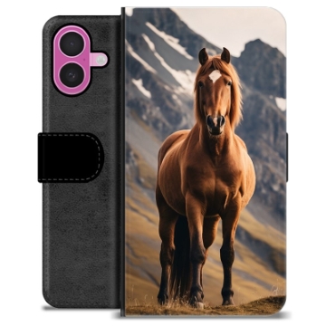 iPhone 16 Plus Premium Wallet Case - Horse