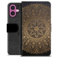 iPhone 16 Plus Premium Wallet Case - Mandala