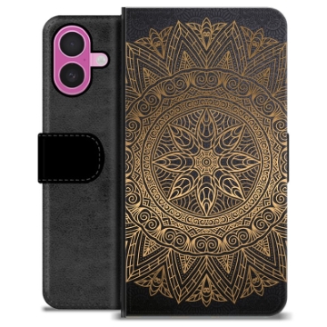 iPhone 16 Plus Premium Wallet Case - Mandala