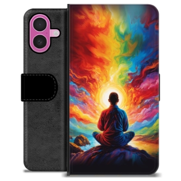 iPhone 16 Plus Premium Wallet Case - Meditation