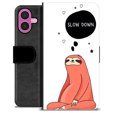 iPhone 16 Plus Premium Wallet Case - Slow Down