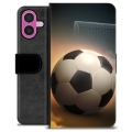 iPhone 16 Plus Premium Wallet Case - Soccer