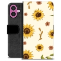 iPhone 16 Plus Premium Wallet Case - Sunflower