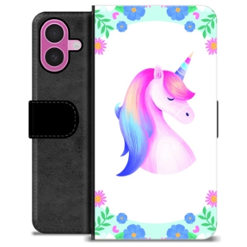 iPhone 16 Plus Premium Wallet Case - Unicorn