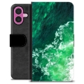 iPhone 16 Plus Premium Wallet Case - Waves