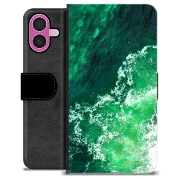 iPhone 16 Plus Premium Wallet Case - Waves