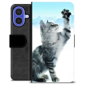 iPhone 16 Premium Wallet Case - Cat