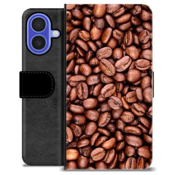 iPhone 16 Premium Wallet Case - Coffee Beans