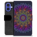 iPhone 16 Premium Wallet Case - Colorful Mandala