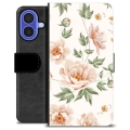 iPhone 16 Premium Wallet Case - Floral