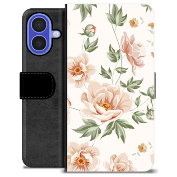 iPhone 16 Premium Wallet Case - Floral