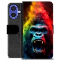 iPhone 16 Premium Wallet Case - Gorilla