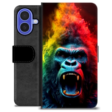 iPhone 16 Premium Wallet Case - Gorilla